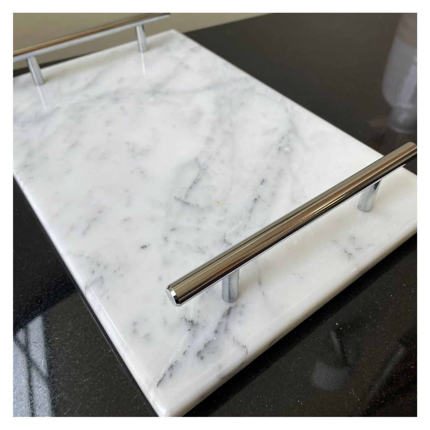 AZAFATE RECTANGULAR CALACATTA SILVER