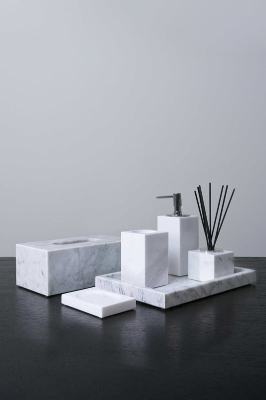SET DE BAÑO FAMILIAR CARRARA - RECTANGULAR