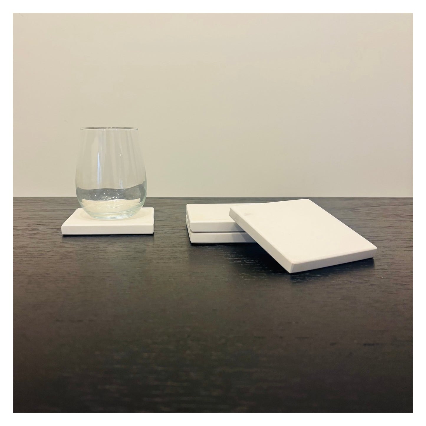 POSAVASOS BLANCO SINTERIZADO