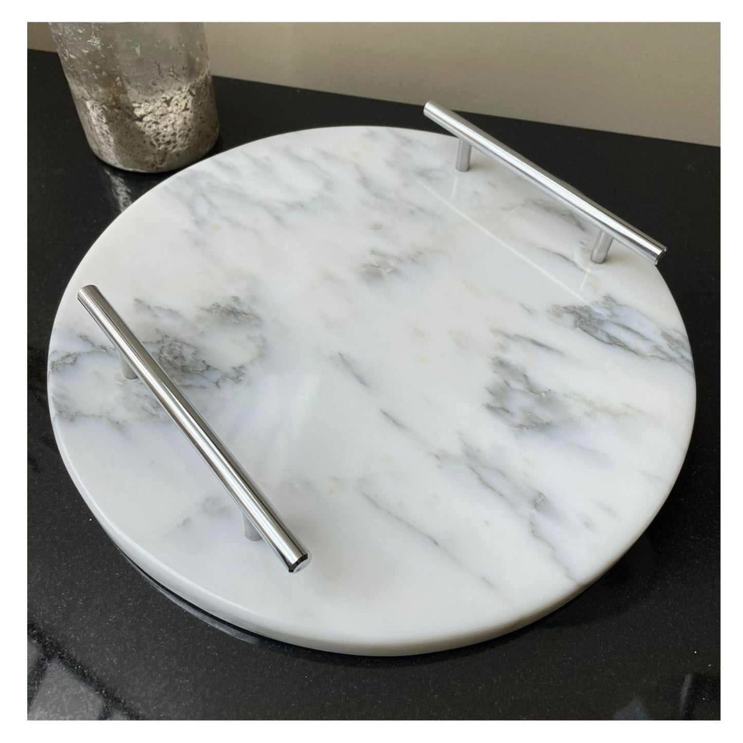 AZAFATE CIRCULAR CALACATTA SILVER