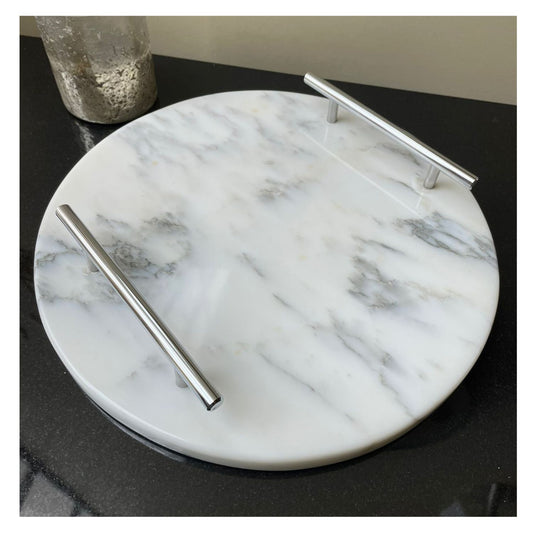 AZAFATE CIRCULAR CALACATTA SILVER