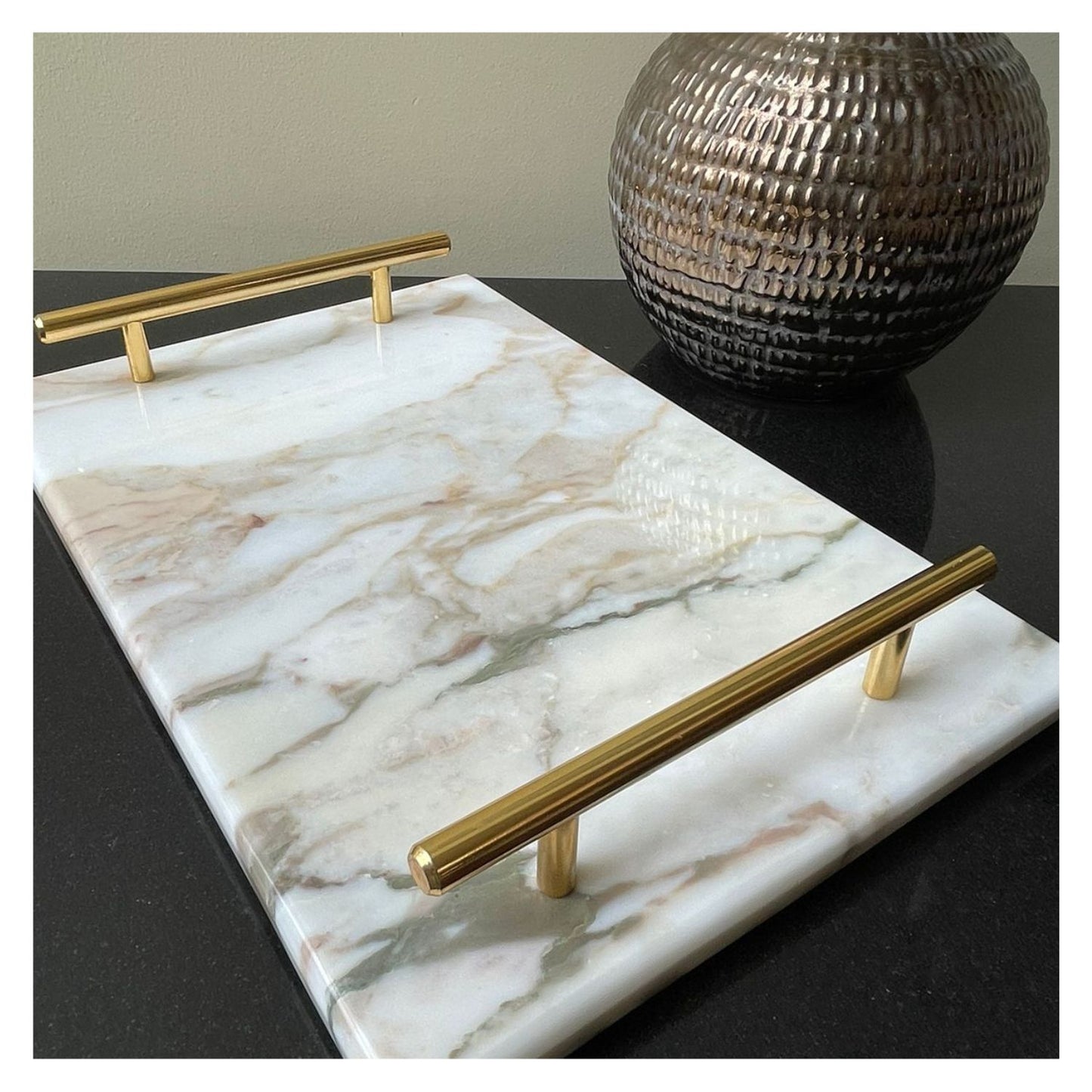 AZAFATE RECTANGULAR CALACATTA GOLD