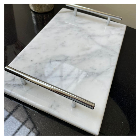 AZAFATE RECTANGULAR CALACATTA SILVER