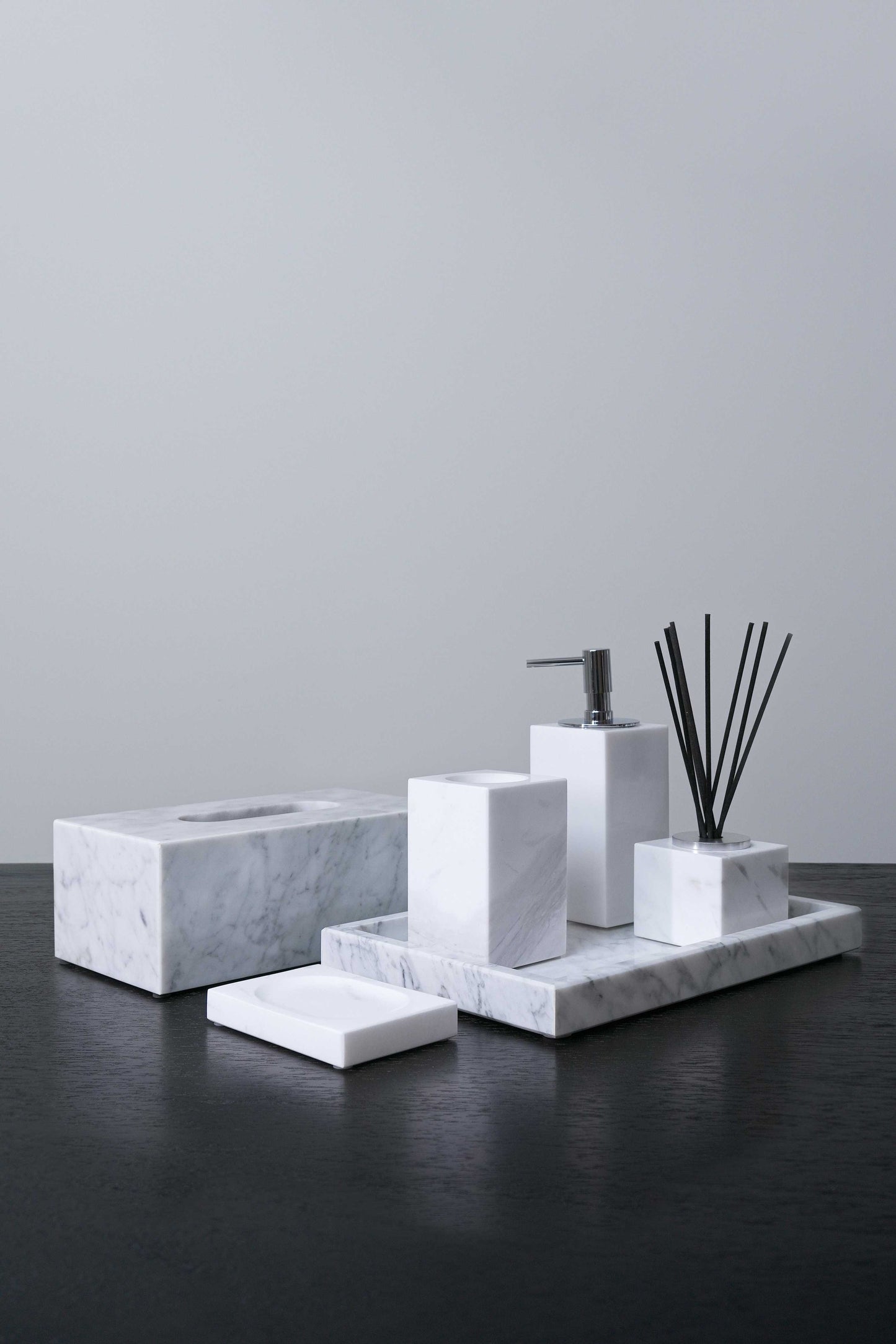 SET DE BAÑO FAMILIAR CARRARA - RECTANGULAR